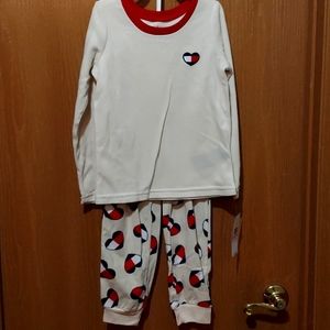 Tommy Hilfiger Girl's Pajamas Size 6/7 NWT